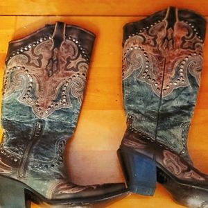 Women's corral size 6 knee high boots